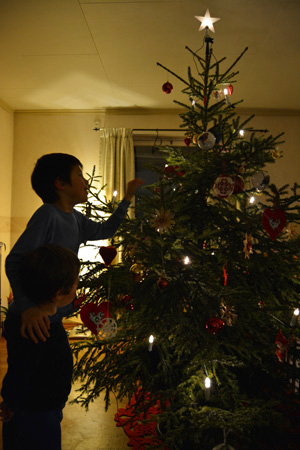 decorating Christmas tree 5